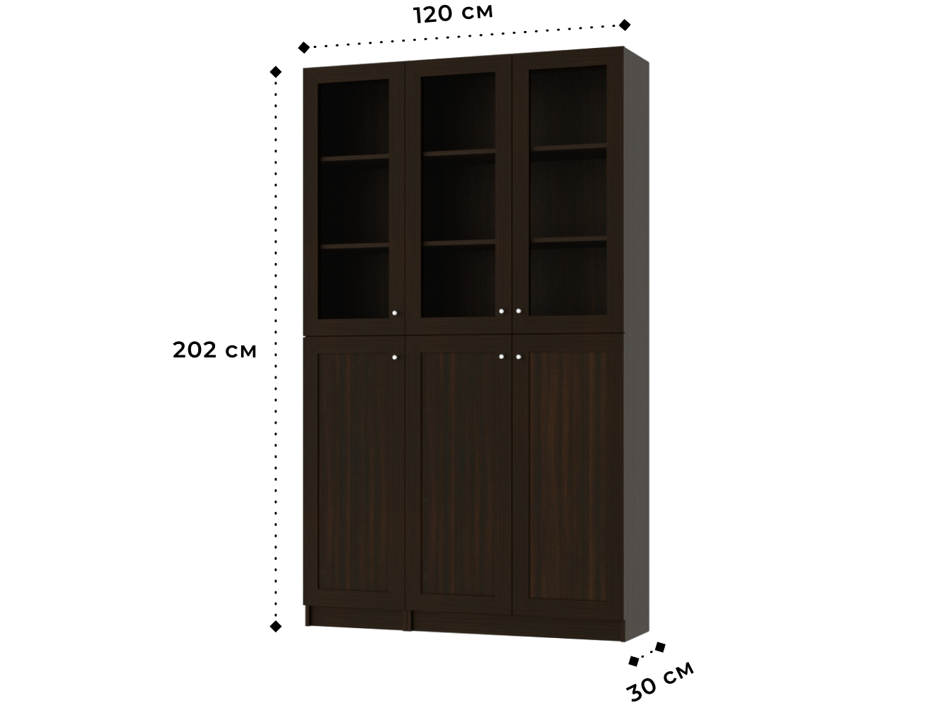 Билли 339 brown desire ИКЕА (IKEA) изображение товара