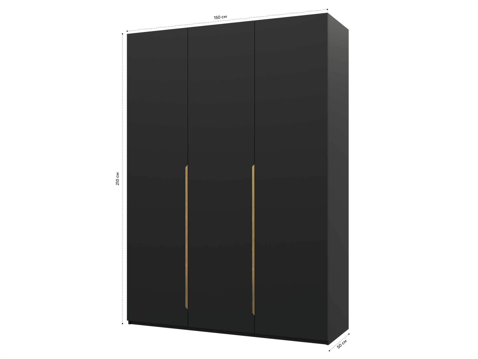 Пакс Альхейм 13 black (gold) ИКЕА (IKEA) изображение товара