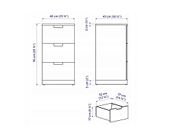 Изображение товара Нордли 26 white ИКЕА (IKEA) на сайте bintaga.ru