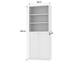 Изображение товара Билли 350 white ИКЕА (IKEA) на сайте bintaga.ru